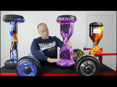 Гироскутер с Влагозащитой Smart Balance 10" Внедорожный (Желтый граффити) Видео